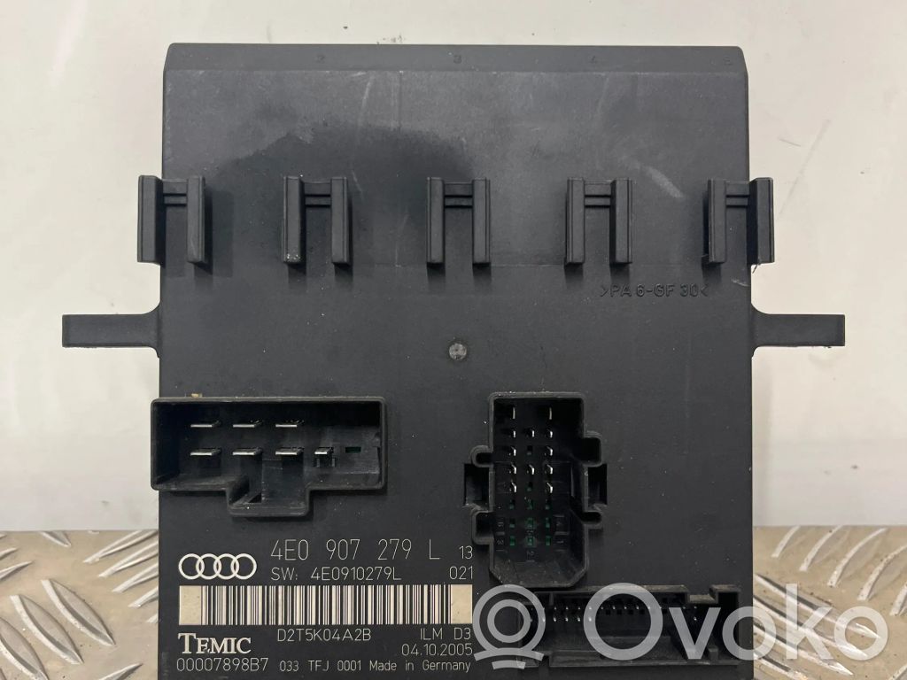 Audi A8 S8 D3 4E Comfort/convenience module 