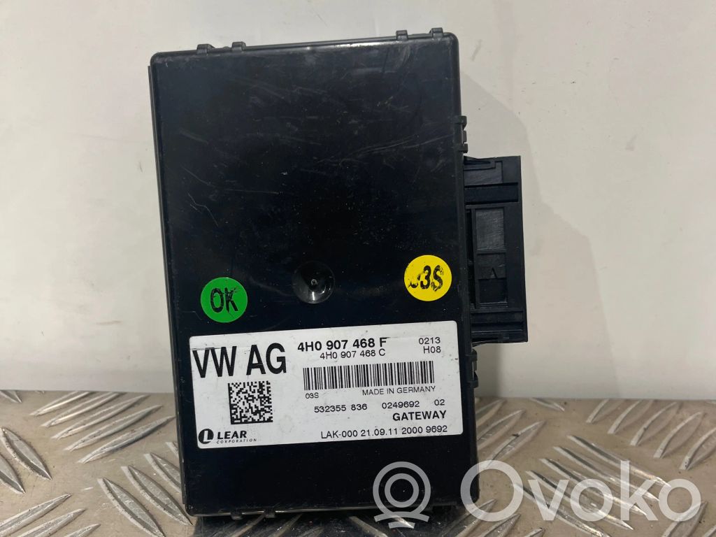 Audi A8 S8 D4 4H Gateway control module 