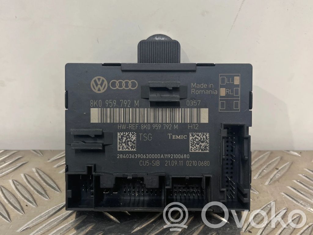 Audi Q5 SQ5 8R Oven ohjainlaite/moduuli 