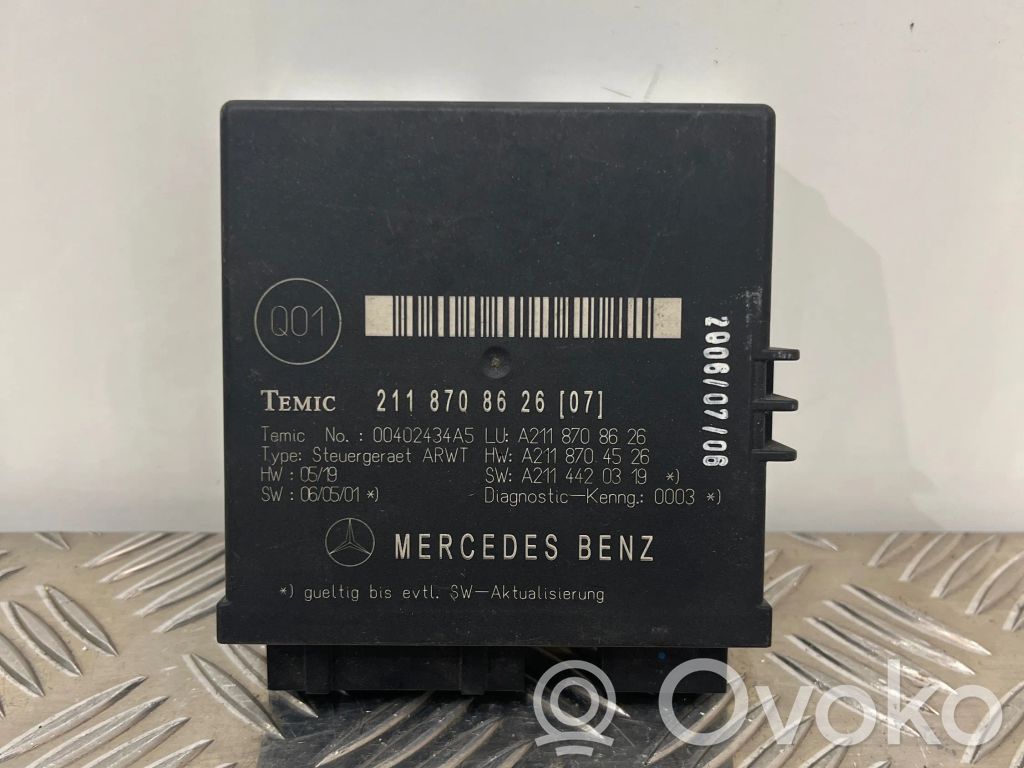 Mercedes-Benz E W211 Other control units/modules 