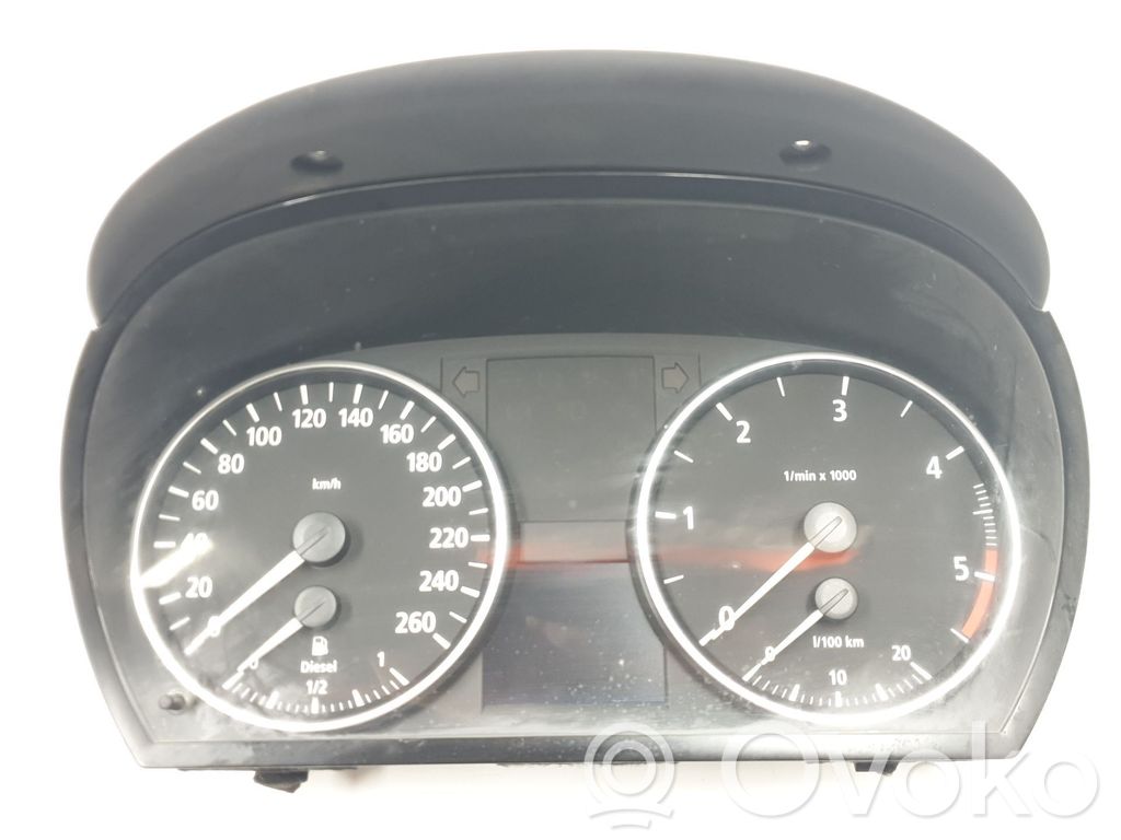 Speedometer (instrument cluster)   62109316127,BMWSERIE3E90
