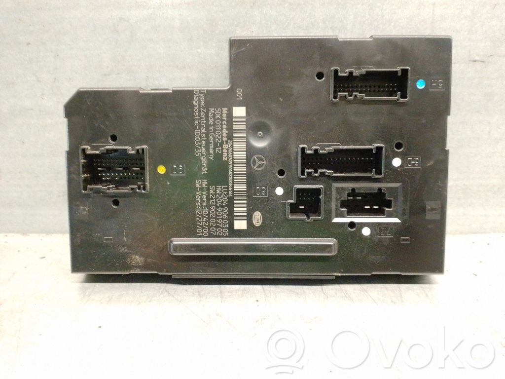 Mercedes-Benz C W204 Fuse box set 