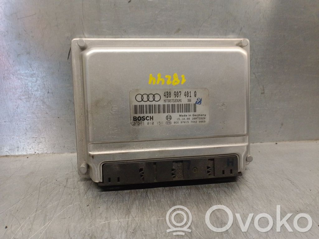 Audi A6 S6 C5 4B Unidad de control/módulo del motor