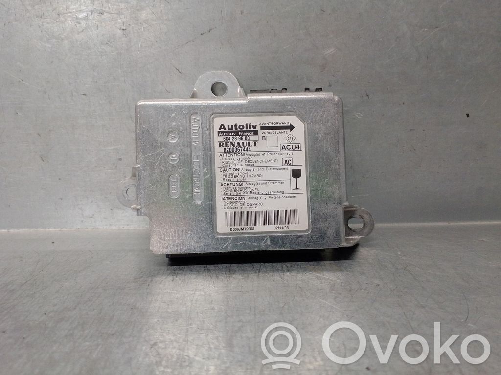 Renault Megane II Module de contrôle airbag 