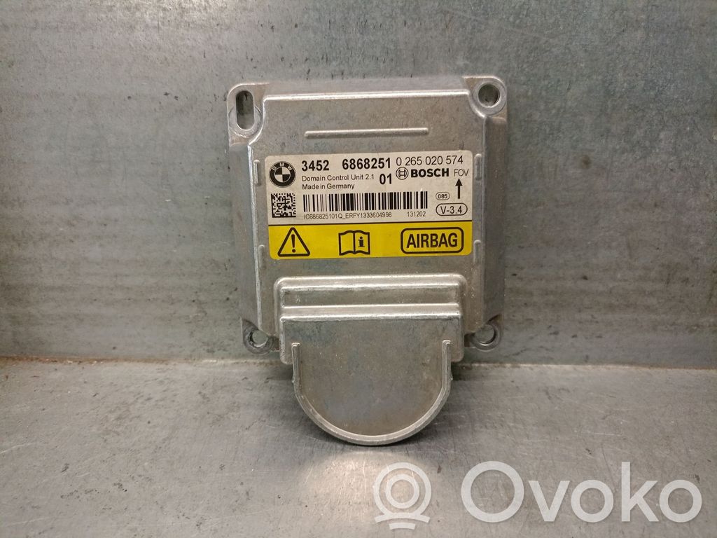 BMW 5 F10 F11 Oro pagalvių valdymo blokas