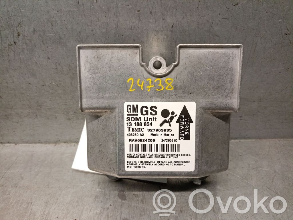 Opel Astra G Centralina/modulo airbag