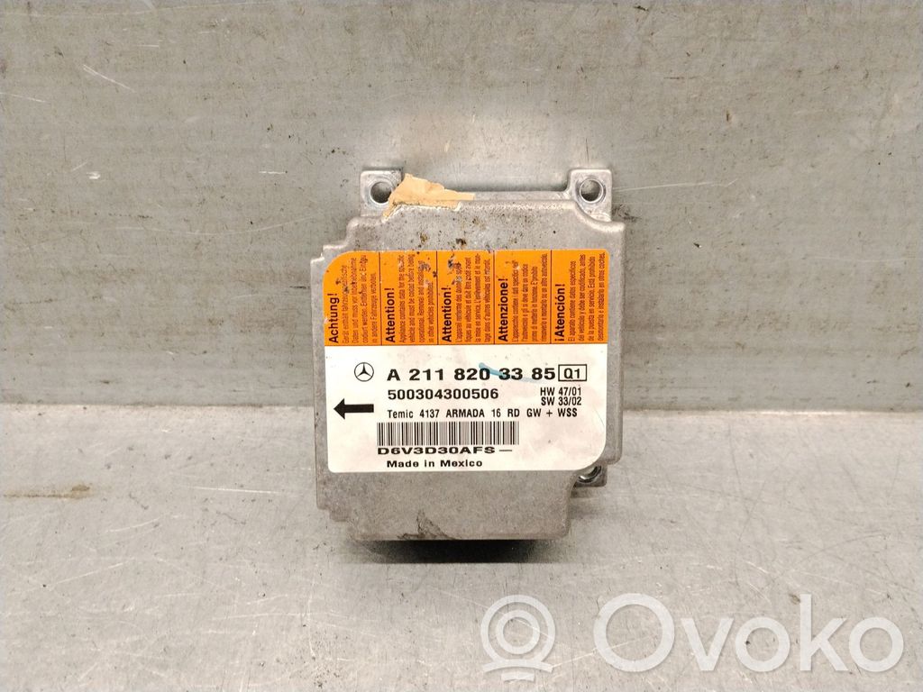 Mercedes-Benz E W211 Airbag control unit/module