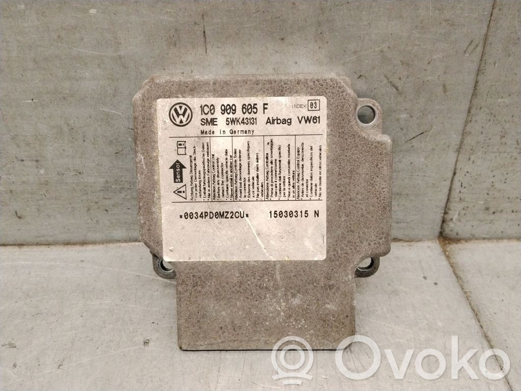 Skoda Superb B5 (3U) Gaisa spilvenu vadības bloks 