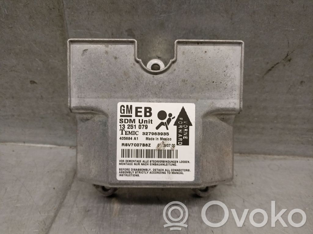 Opel Astra G Airbag control unit/module