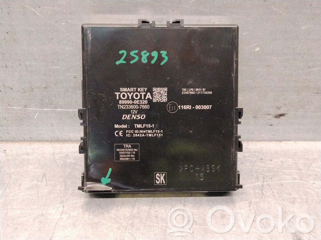 Toyota Highlander XU70 Alte unități/module de control