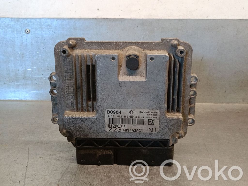 Fiat Doblo Sterownik / Moduł ECU 