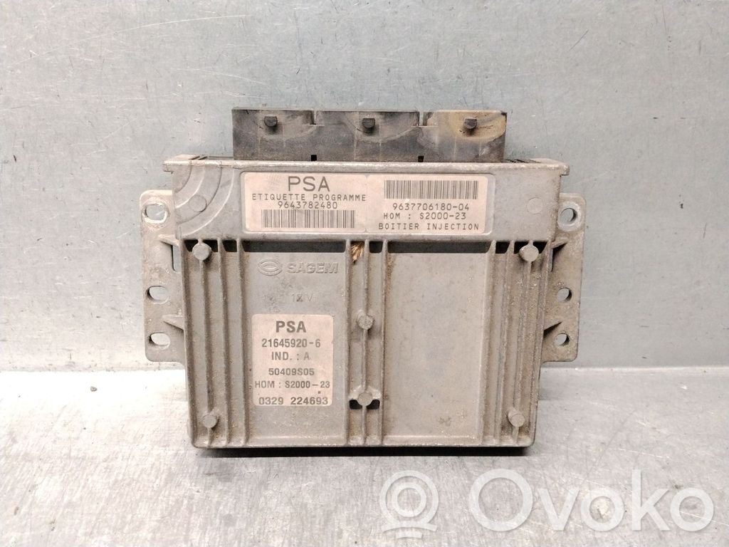 Peugeot 206 Sterownik / Moduł ECU 