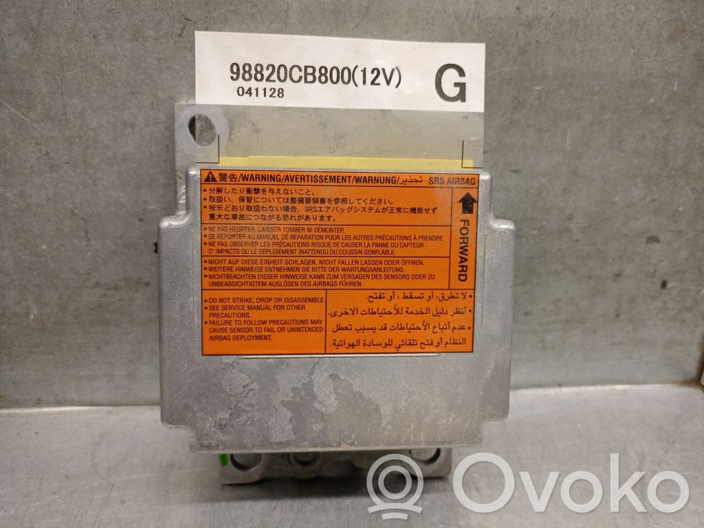 Nissan Murano Z50 Turvatyynyn ohjainlaite/moduuli 