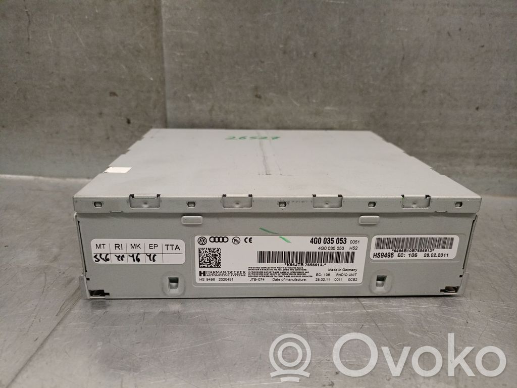 Audi A5 Sportback 8TA Radio / CD-Player / DVD-Player / Navigation 