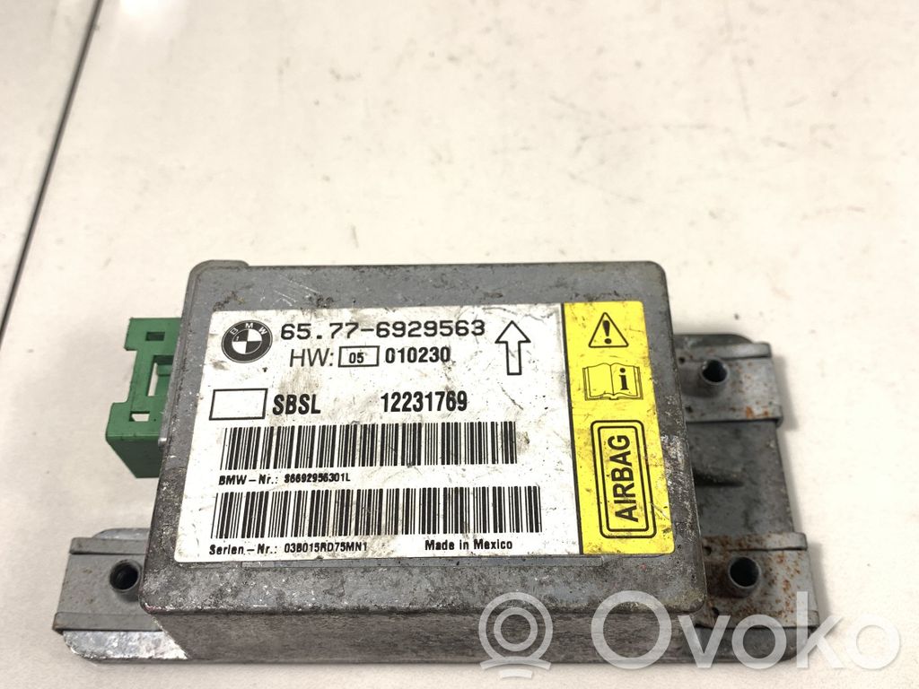 Sensor impacto/accidente para activar Airbag   65776929563