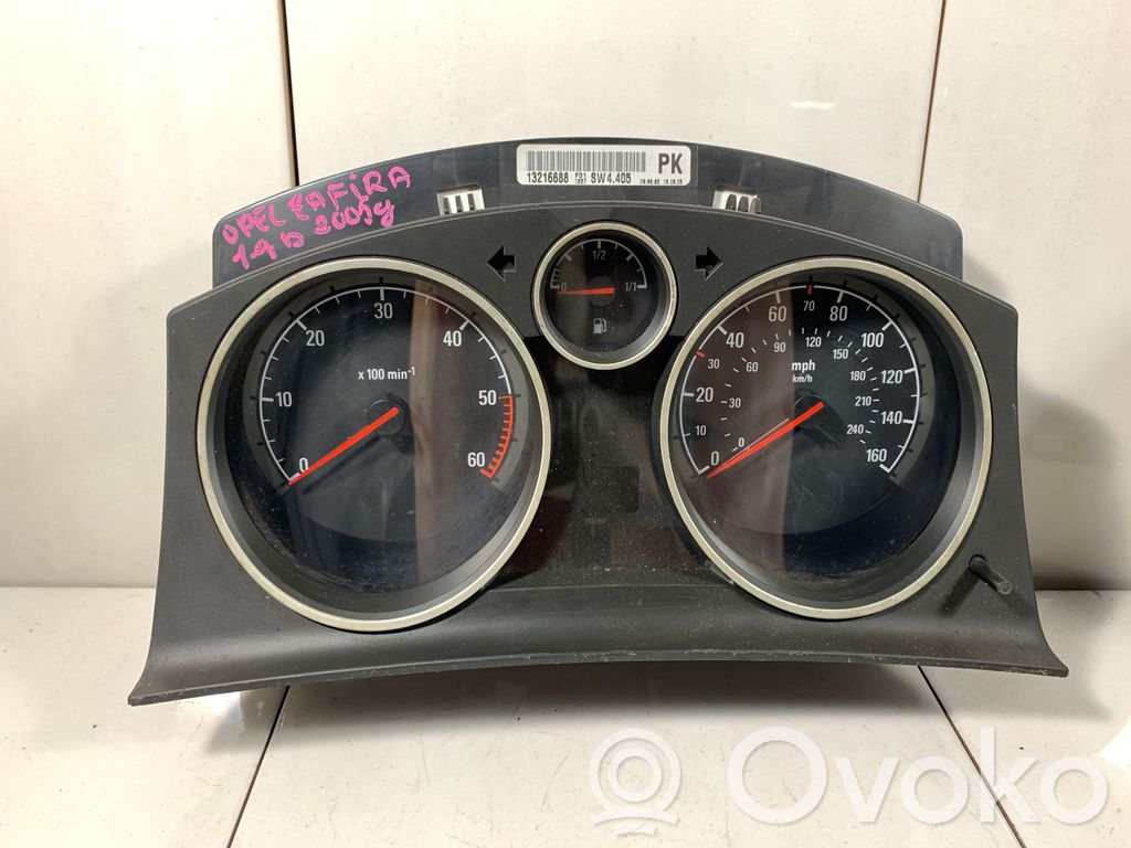 Speedometer (instrument cluster)   13216688