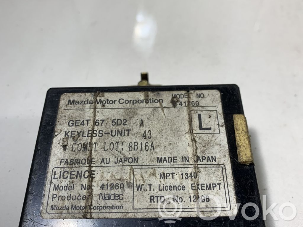 Immobilizer control unit/module   41260