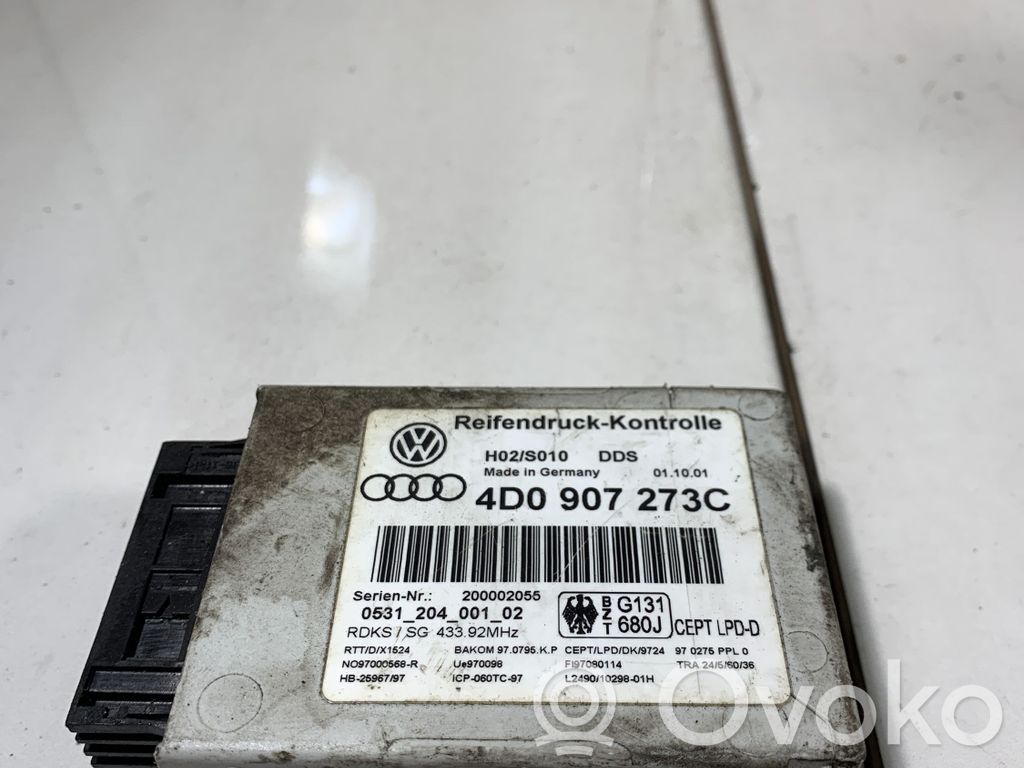 Audi A6 Allroad C5 Tire pressure control unit 