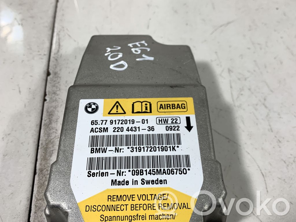 Airbag control unit/module   6577917201901