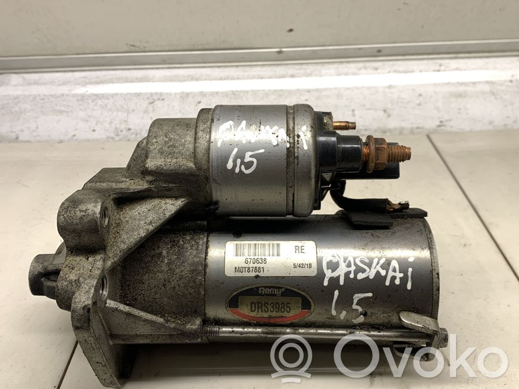 Nissan Qashqai Motor de arranque 