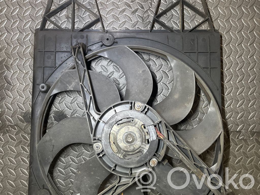 Volkswagen Polo IV 9N3 Electric radiator cooling fan 