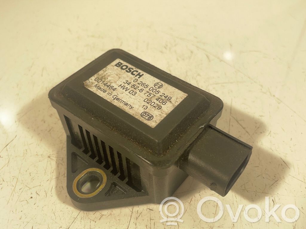BMW 7 E65 E66 ESP acceleration yaw rate sensor 