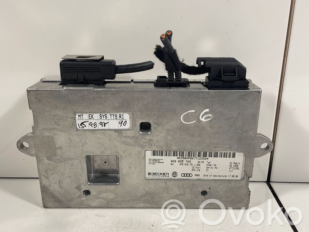 MMI control unit   4E0035729,BE6350