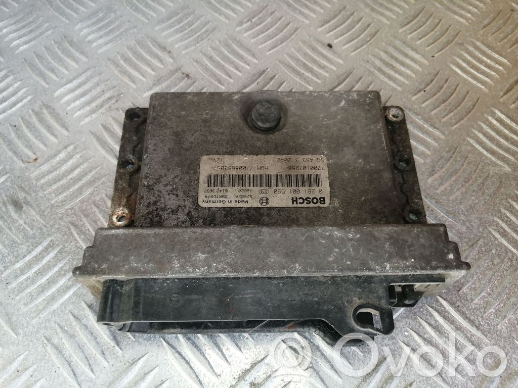 Engine control unit/module   7700107258,0281001590