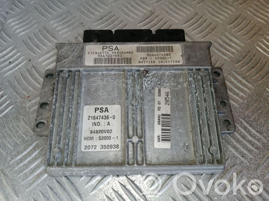 Citroen Xsara Picasso Engine control unit/module 