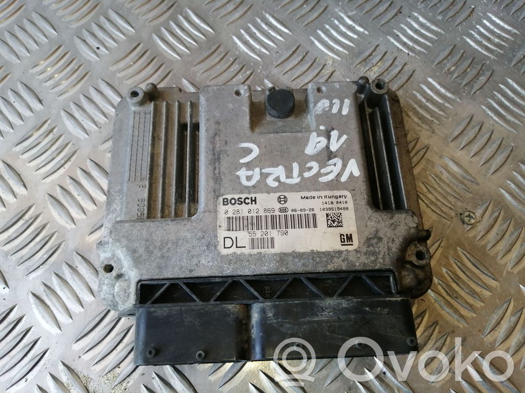 Opel Vectra C Variklio valdymo blokas 