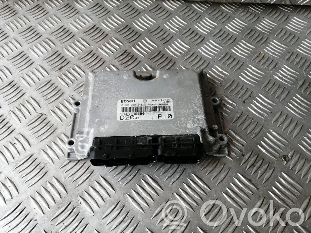 Engine control unit/module   9646138580,0281010346