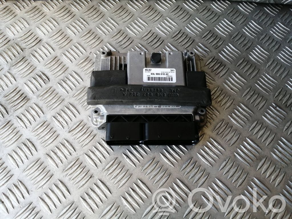 Engine control unit/module   03L906018AC,0281018375