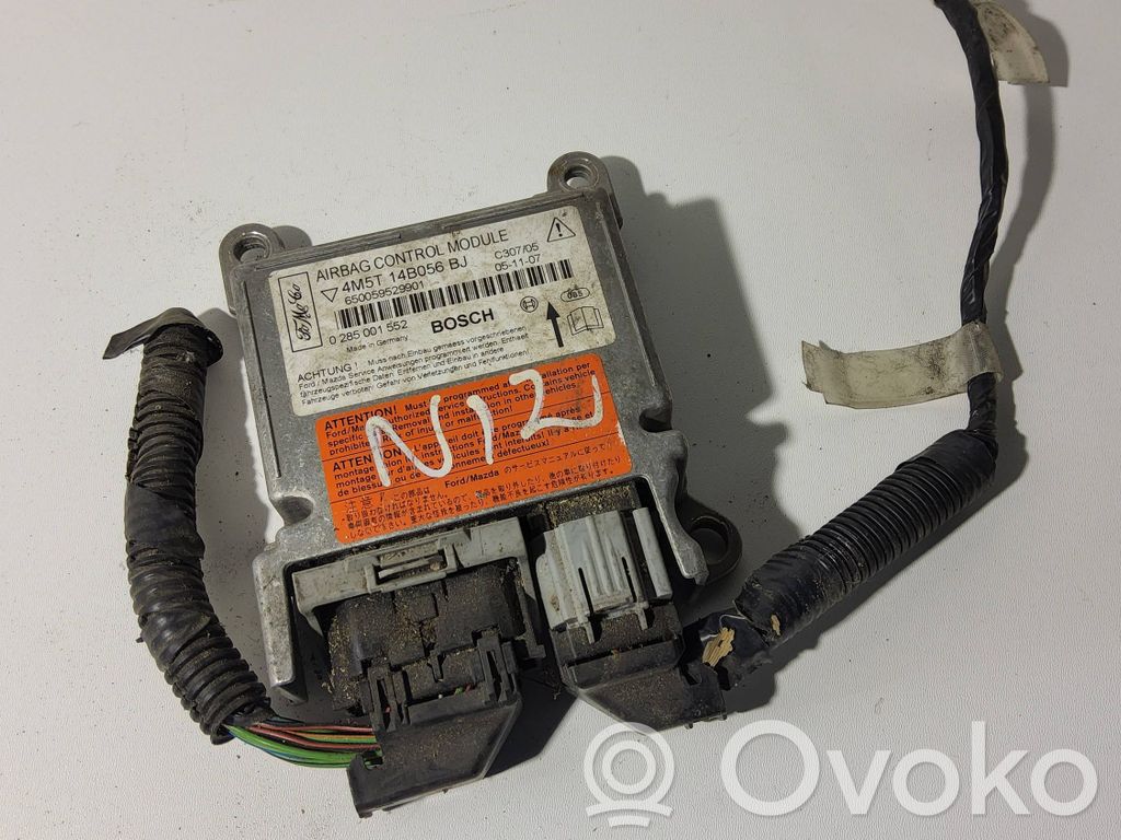 Airbag control unit/module   4M5T14B056BJ,650059529901,0285001552