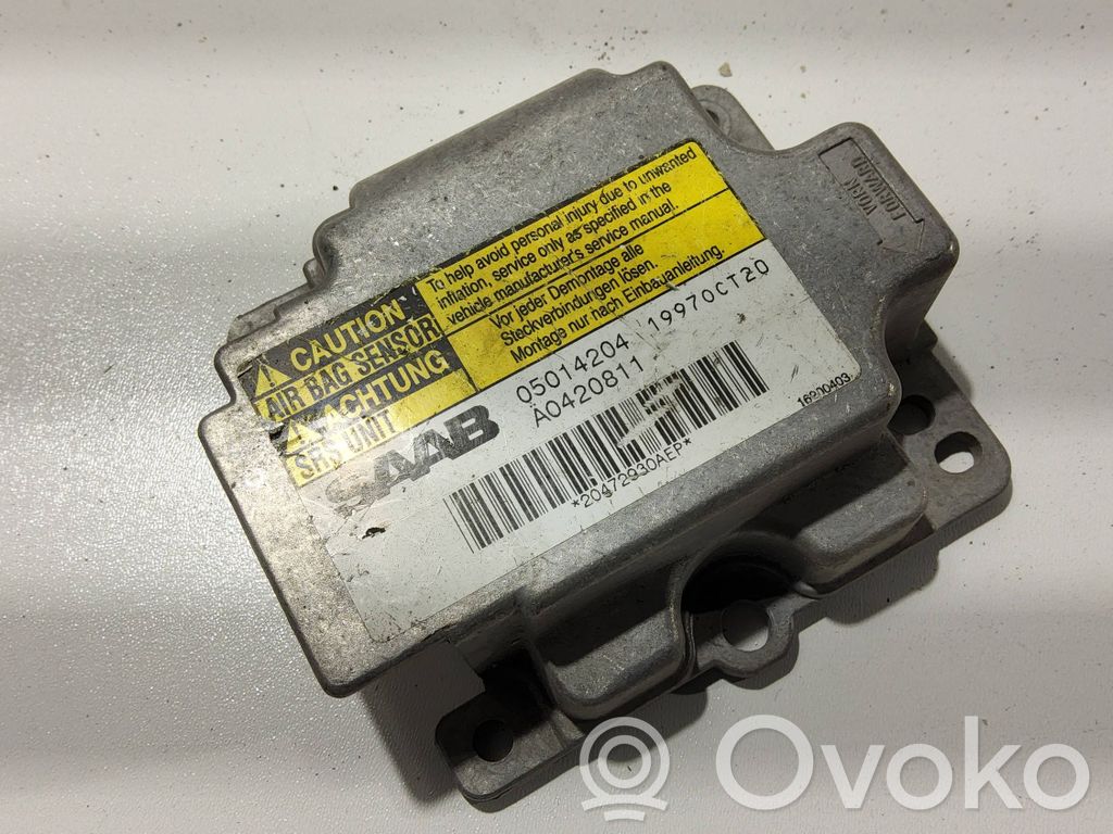 Saab 9-5 Airbag control unit/module 