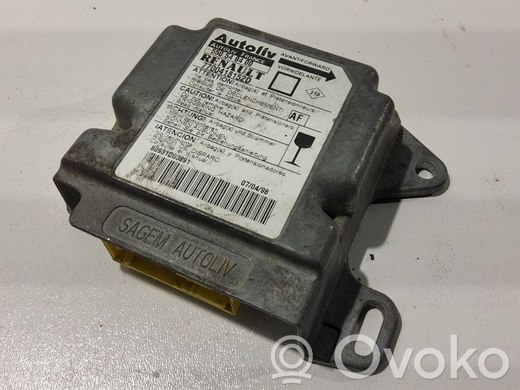 Renault Megane I Airbag control unit/module 