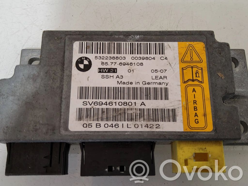 BMW 7 E65 E66 Airbag control unit/module 