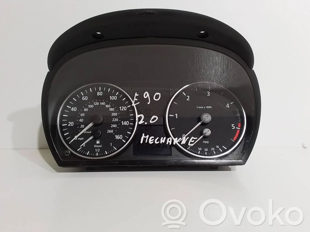 BMW 3 E90 E91 Speedometer (instrument cluster) 