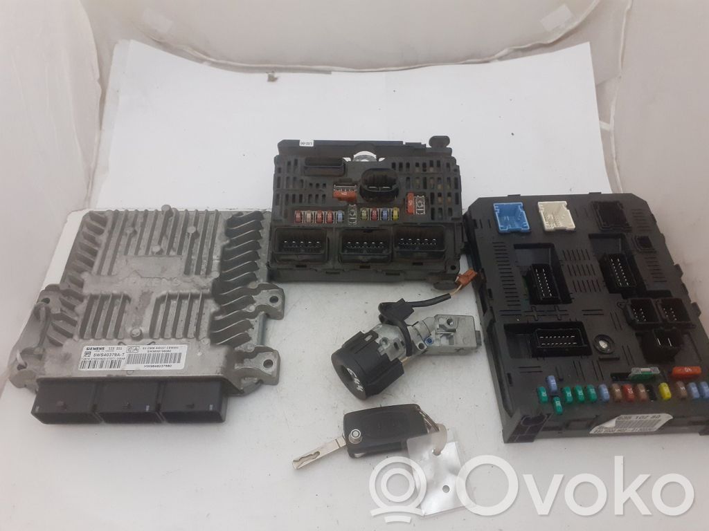Peugeot 407 Engine ECU kit and lock set 
