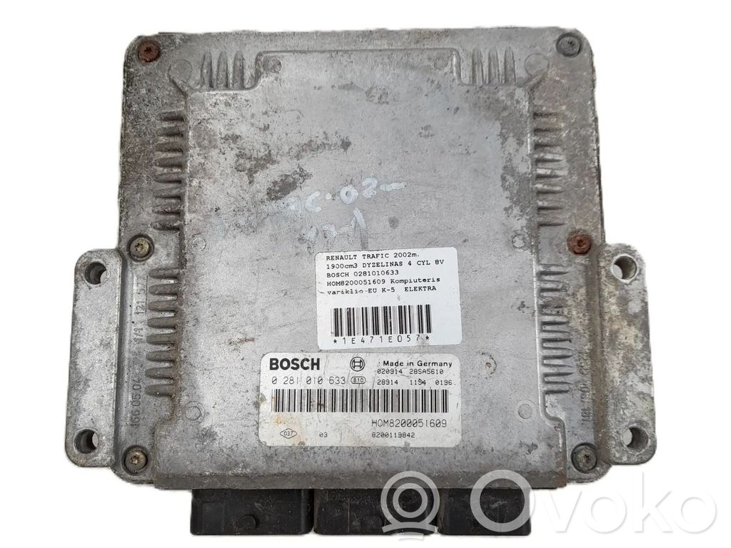 Renault Trafic II (X83) Engine control unit/module 