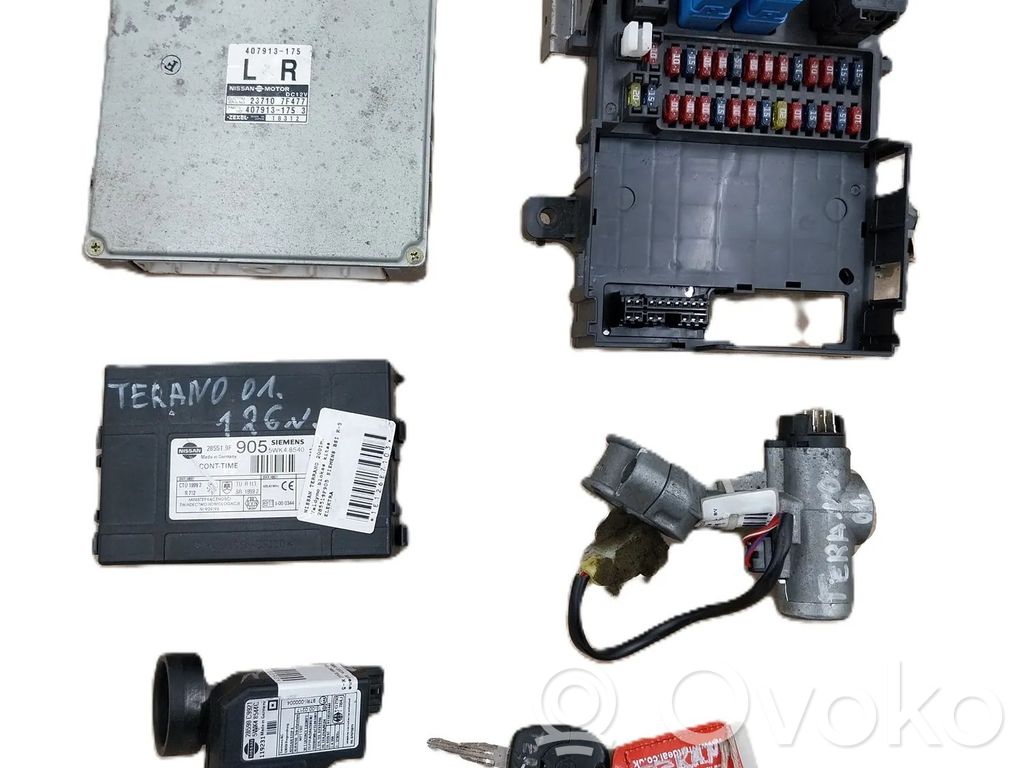 Nissan Terrano Engine ECU kit and lock set 