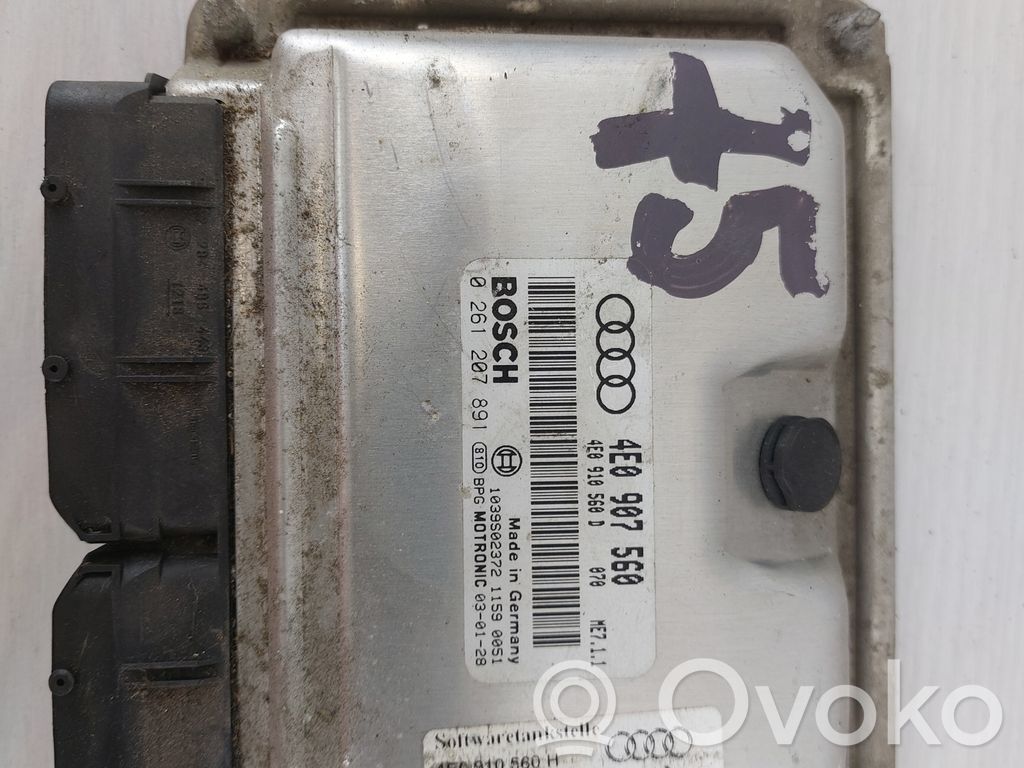 Audi A8 S8 D5 Unidad de control/módulo del motor 