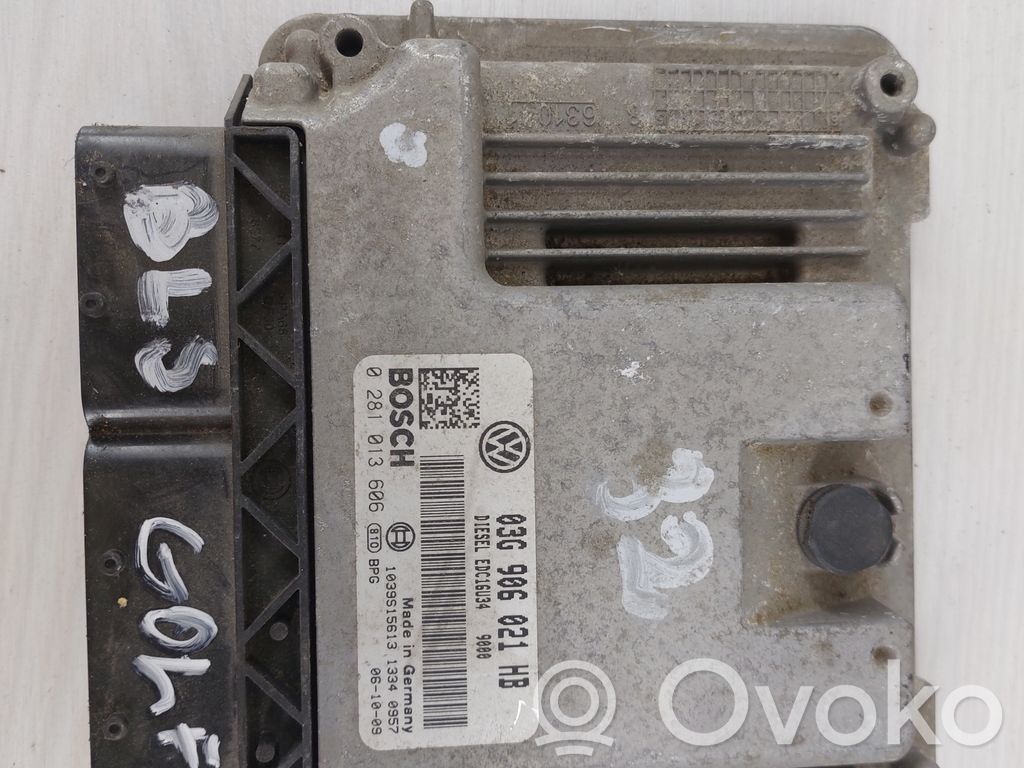 Engine control unit/module   03G906021HB,0281013606