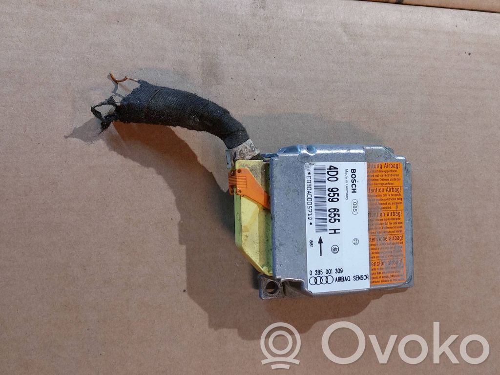 Audi A8 S8 D2 4D Module de contrôle airbag 