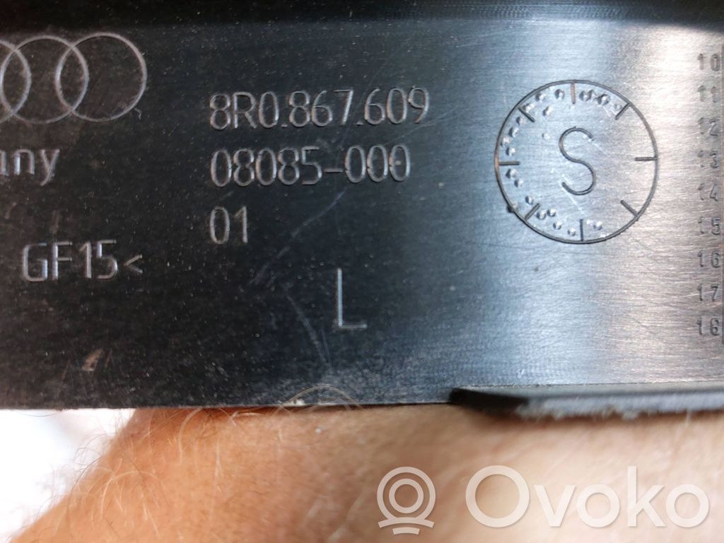 Audi Q5 SQ5 8R Rivestimento modanatura del vetro della portiera anteriore 