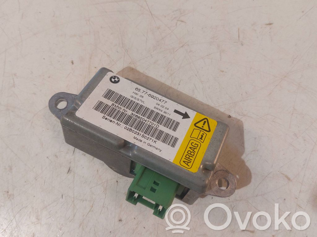 Sensor impacto/accidente para activar Airbag   65776920477,30692047701D,5WK43011