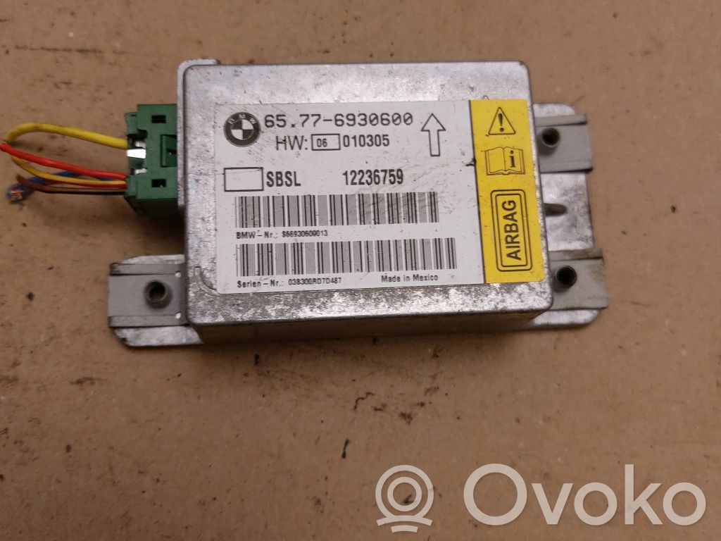 Module de contrôle airbag   6930600,12236759,66930600