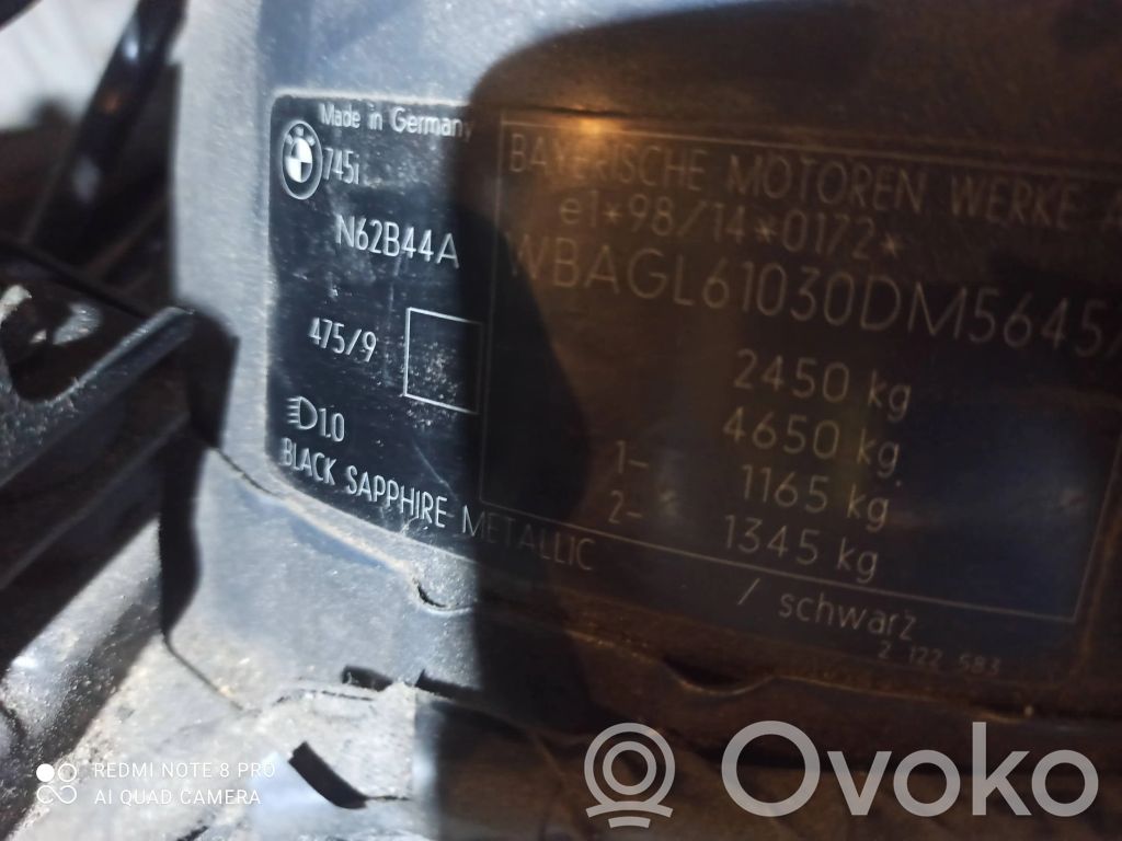 BMW 7 E65 E66 Parafango 