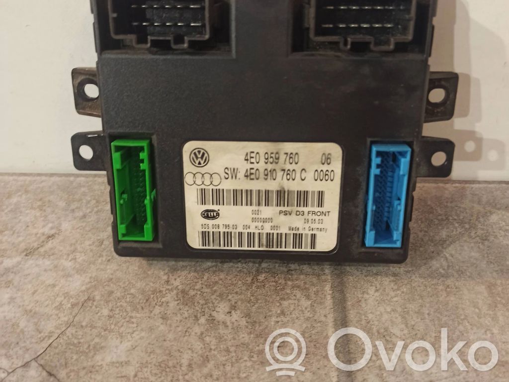 Modul comandă scaune   4E0959760,4E0910760C,5DS00879503