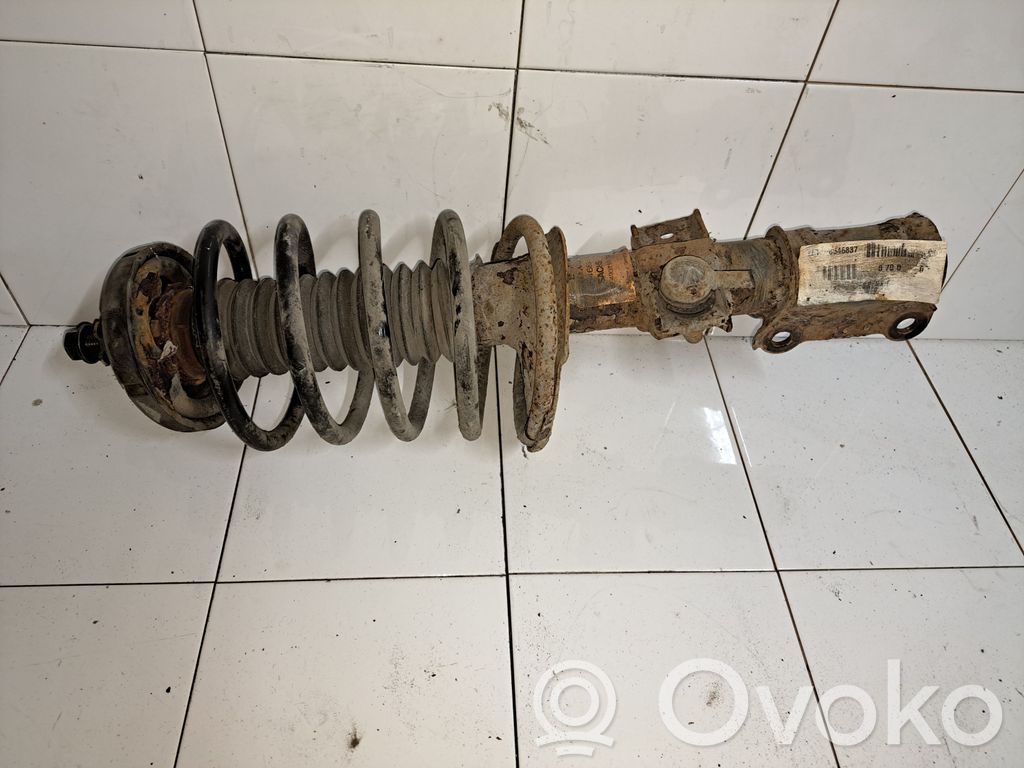 Front shock absorber with coil spring