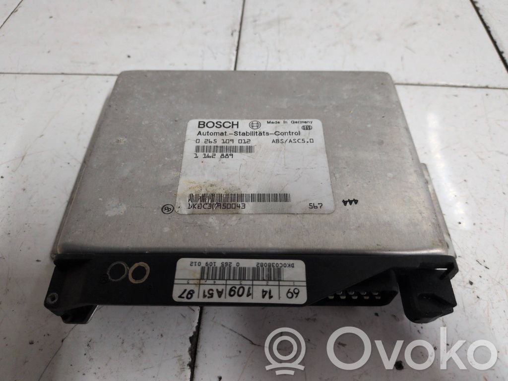 Unidad de control/módulo del ABS   0265109012,1162889,ABSASCSD